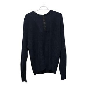 RedHead Field Tested Henley Knit Sweater Navy XL